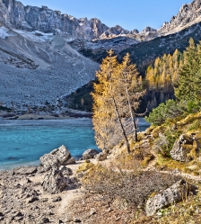 Lake Sorapiss Dolomites Italy
